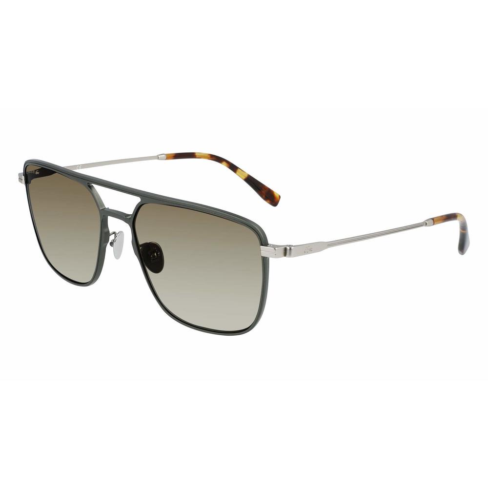 Lacoste L242SE Green/Light Brown Shaded 57/17/145 men Sunglasses